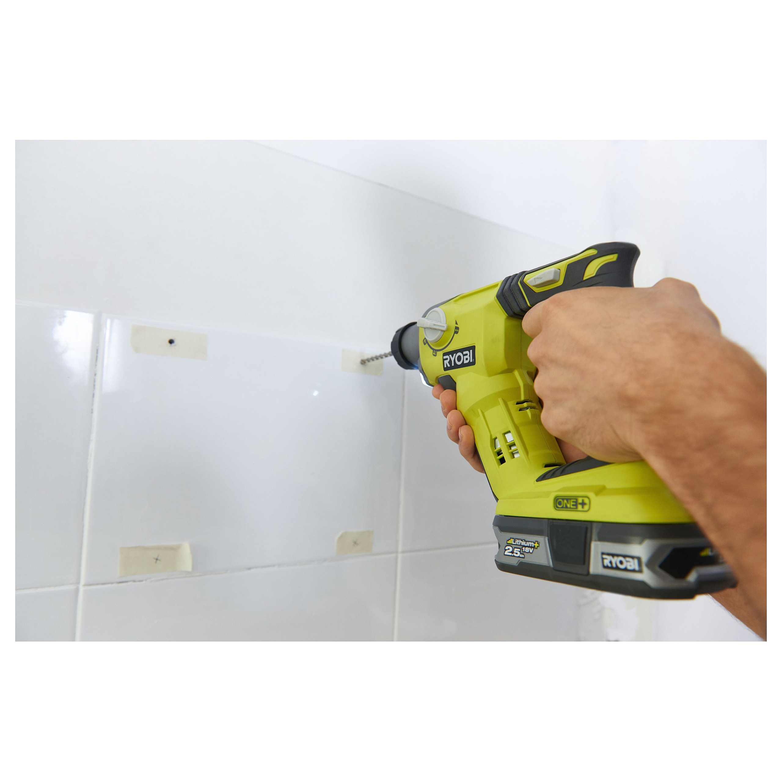 Bušilica s čekićem (pneumatska) SDS+ 18V, bez baterije i punjača RYOBI-5