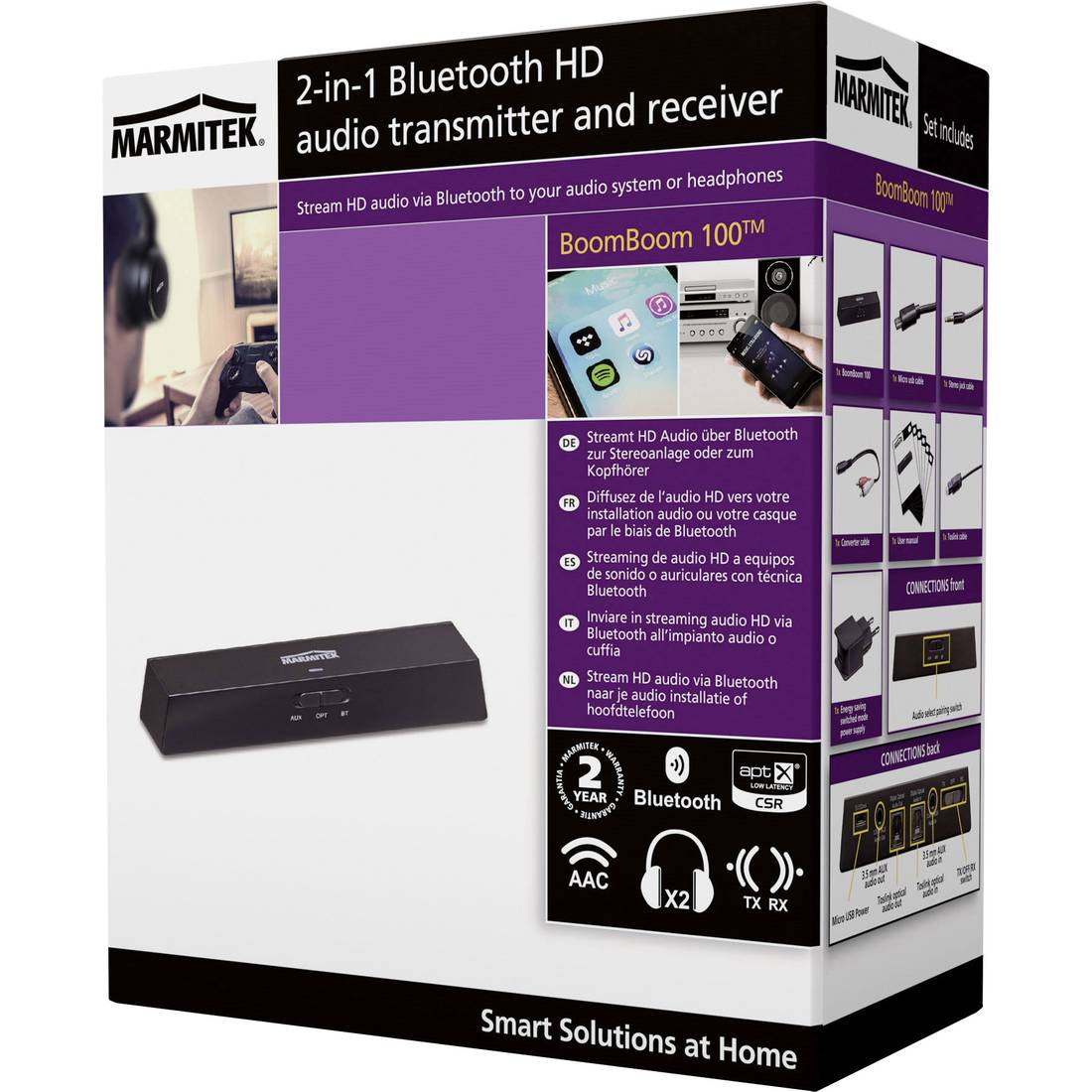 Bluetooth adapter MARMITEK BOOMBOOM 100E-2