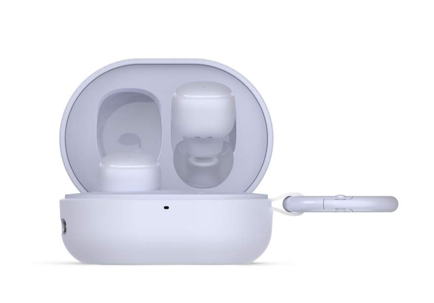 Slušalice bežične KSIX Neutron, USB-C, kopča za karabiner, baterija 4h+16h, ljubičaste-2