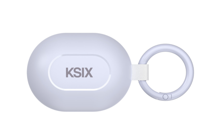 Slušalice bežične KSIX Neutron, USB-C, kopča za karabiner, baterija 4h+16h, ljubičaste-3