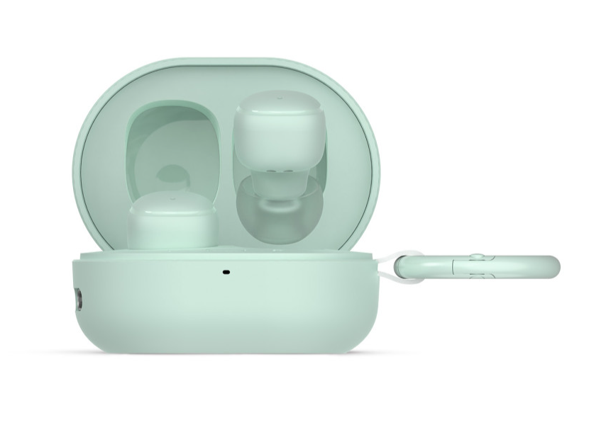 Slušalice bežične KSIX Neutron, USB-C, kopča za karabiner, baterija 4h+16h, zelene-2