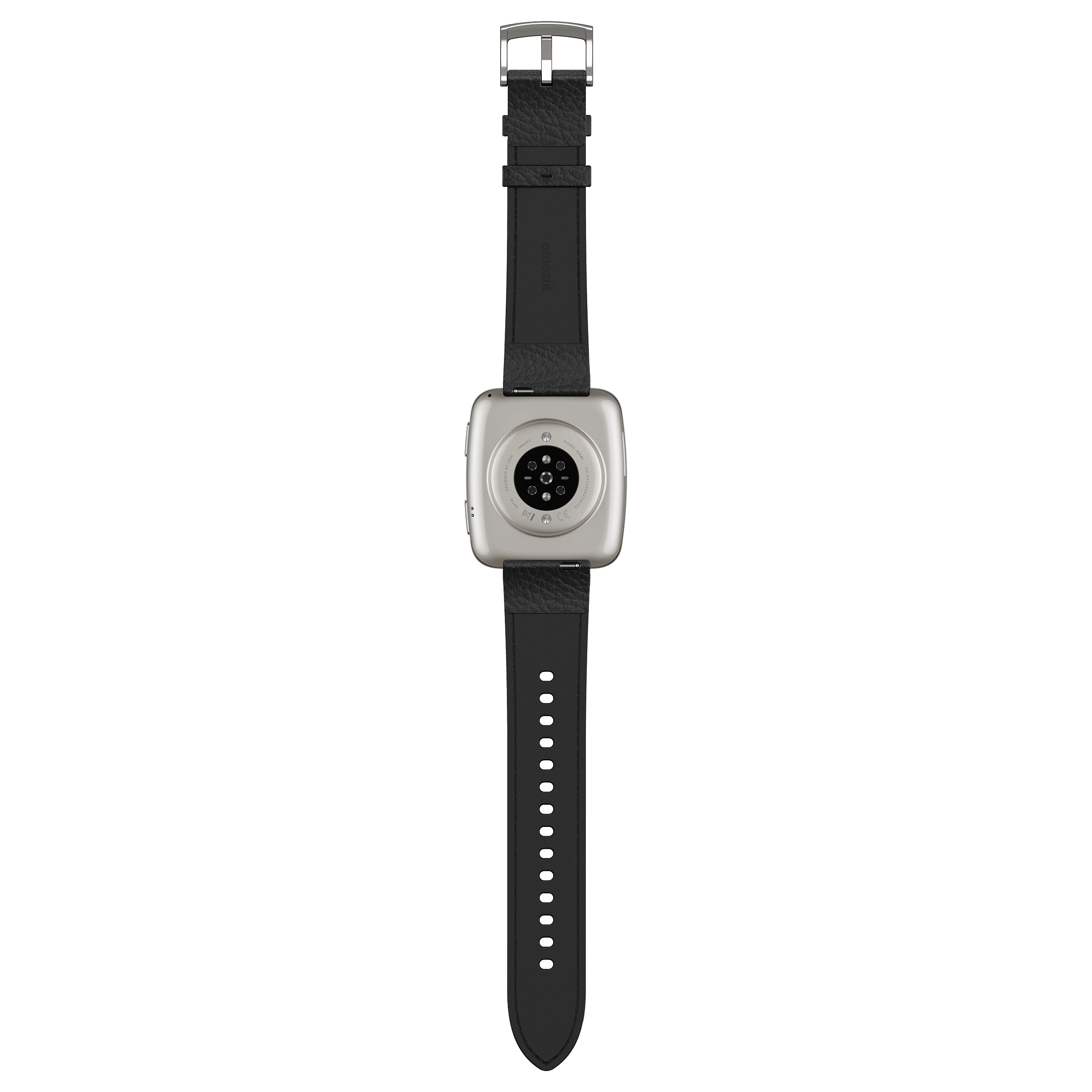 Pametni sat AMAZFIT Active 2 (square) crna koža/crveni silikon-11