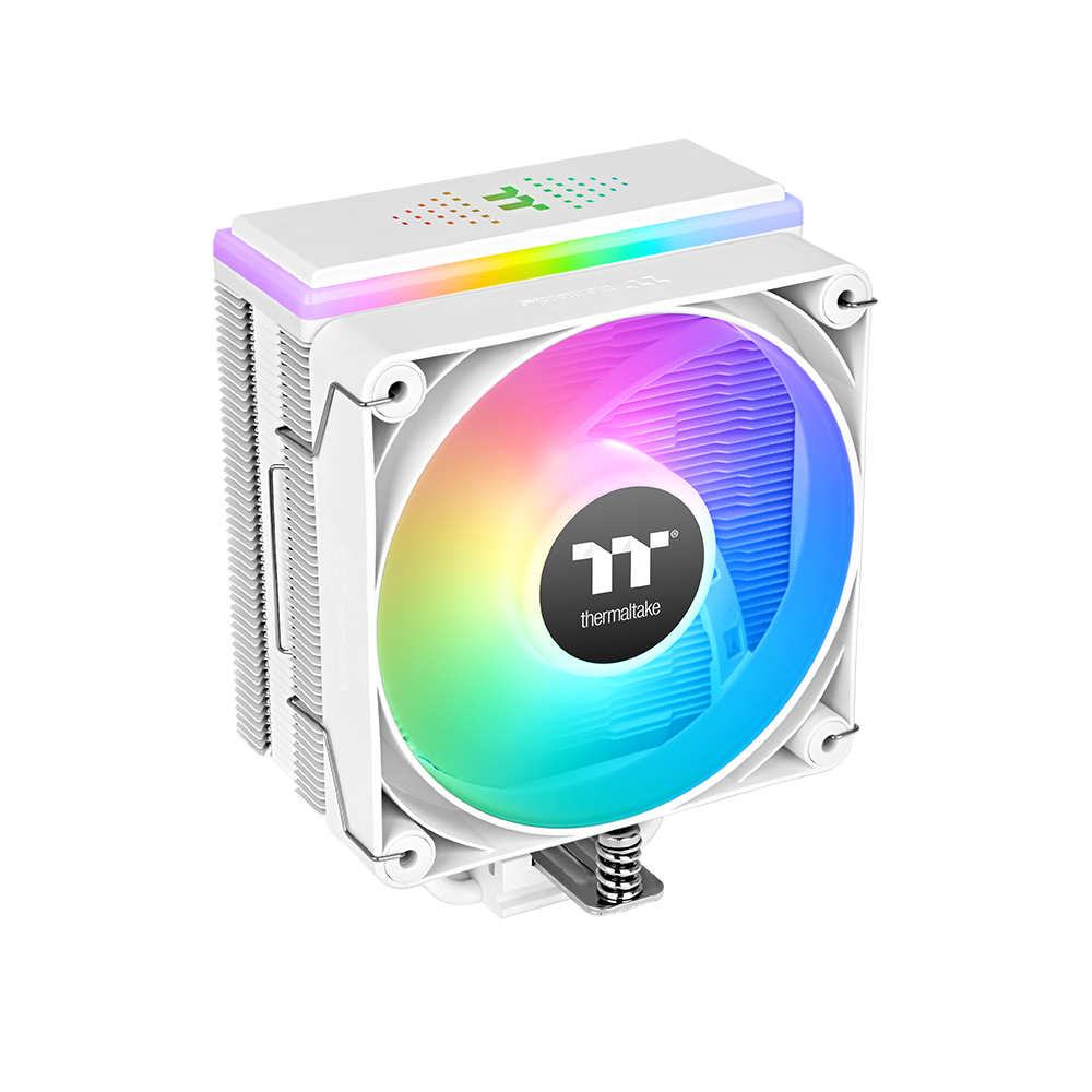 CPU COOLER THERMALTAKE ASTRIA 200 (kompatibilnost intel lga 2066/2011/1851/1700/1200/1156/1155/1151/1150, amd am5/am4, dimenzije 124 x 93 x 160 mm, materijal aluminijske lamele i bakrene toplovodne cijevi, toplovodne cijevi 4 komada, promjer 6 mm, ventilator dimenzije 120 x 120 x 25 mm, brzina pwm 500 ~ 1800 o/min, protok zraka 65.0 cfm, razina buke 26.8 dba, životni vijek 40.000 sati)