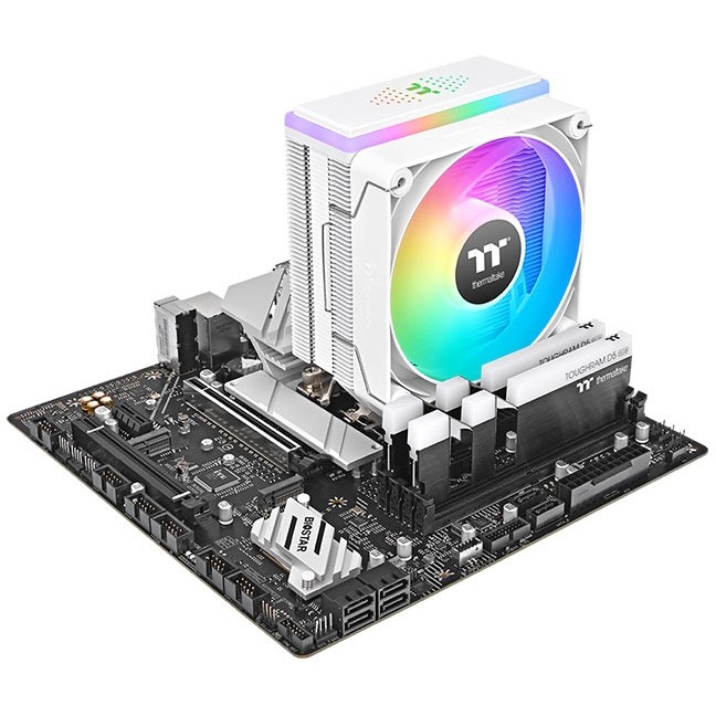 CPU COOLER THERMALTAKE ASTRIA 200 (kompatibilnost intel lga 2066/2011/1851/1700/1200/1156/1155/1151/1150, amd am5/am4, dimenzije 124 x 93 x 160 mm, materijal aluminijske lamele i bakrene toplovodne cijevi, toplovodne cijevi 4 komada, promjer 6 mm, ventilator dimenzije 120 x 120 x 25 mm, brzina pwm 500 ~ 1800 o/min, protok zraka 65.0 cfm, razina buke 26.8 dba, životni vijek 40.000 sati)-15