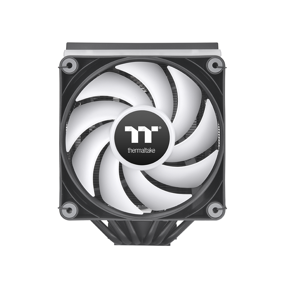 CPU COOLER THERMALTAKE ASTRIA 600 (kompatibilnost intel lga 2066, 2011, 1851, 1700, 1200, 1156, 1155, 1151, 1150, amd am5, am4, dimenzije 124 x 137 x 160 mm, materijal aluminijske lamele, bakrene toplovodne cijevi, toplovodne cijevi 6 komada, promjer 6 mm, ventilatori dimenzije 120 x 120 x 25 mm, količina 2, brzina pwm 500 ~ 1800 o/min, napon led 5v, ventilator 12v, 5v, snaga led-a 6.5 w, protok zraka 65.0 cfm, statički tlak 2.56 mm-h2o, razina buke 26.8 dba, životni vijek ventilatora 40.000 sati, priključci led 5v argb header, ventilator 5v argb header, 2510 – 4-pinski priključak, hladna snaga 265 w)-2