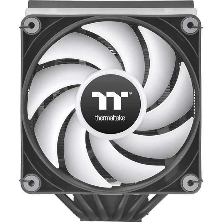 CPU COOLER THERMALTAKE ASTRIA 600 (kompatibilnost intel lga 2066, 2011, 1851, 1700, 1200, 1156, 1155, 1151, 1150, amd am5, am4, dimenzije 124 x 137 x 160 mm, materijal aluminijske lamele, bakrene toplovodne cijevi, toplovodne cijevi 6 komada, promjer 6 mm, ventilatori dimenzije 120 x 120 x 25 mm, količina 2, brzina pwm 500 ~ 1800 o/min, napon led 5v, ventilator 12v, 5v, snaga led-a 6.5 w, protok zraka 65.0 cfm, statički tlak 2.56 mm-h2o, razina buke 26.8 dba, životni vijek ventilatora 40.000 sati, priključci led 5v argb header, ventilator 5v argb header, 2510 – 4-pinski priključak, hladna snaga 265 w)-13