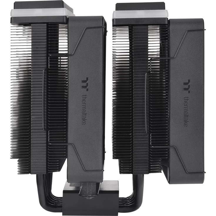 CPU COOLER THERMALTAKE ASTRIA 600 (kompatibilnost intel lga 2066, 2011, 1851, 1700, 1200, 1156, 1155, 1151, 1150, amd am5, am4, dimenzije 124 x 137 x 160 mm, materijal aluminijske lamele, bakrene toplovodne cijevi, toplovodne cijevi 6 komada, promjer 6 mm, ventilatori dimenzije 120 x 120 x 25 mm, količina 2, brzina pwm 500 ~ 1800 o/min, napon led 5v, ventilator 12v, 5v, snaga led-a 6.5 w, protok zraka 65.0 cfm, statički tlak 2.56 mm-h2o, razina buke 26.8 dba, životni vijek ventilatora 40.000 sati, priključci led 5v argb header, ventilator 5v argb header, 2510 – 4-pinski priključak, hladna snaga 265 w)-14
