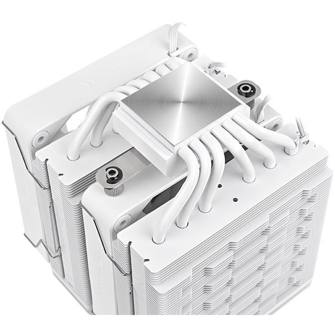 CPU COOLER THERMALTAKE ASTRIA 600 (kompatibilnost intel lga 2066/2011/1851/1700/1200/1156/1155/1151/1150, amd am5/am4, dimenzije 124 x 137 x 160 mm, materijal aluminijske lamele i bakrene toplovodne cijevi, toplovodne cijevi 6 komada, promjer 6 mm, ventilatori dimenzije 120 x 120 x 25 mm, količina 2 komada, brzina pwm 500 ~ 1800 o/min, napon led 5v, ventilator 12v & 5v, snaga led-a 6.5 w, protok zraka 65.0 cfm, statički tlak 2.56 mm-h2o, razina buke 26.8 dba, životni vijek ventilatora 40.000 sati, priključci led 5v argb header, ventilator 5v argb header, 2510 – 4-pinski priključak, hladna snaga 265 w)-14