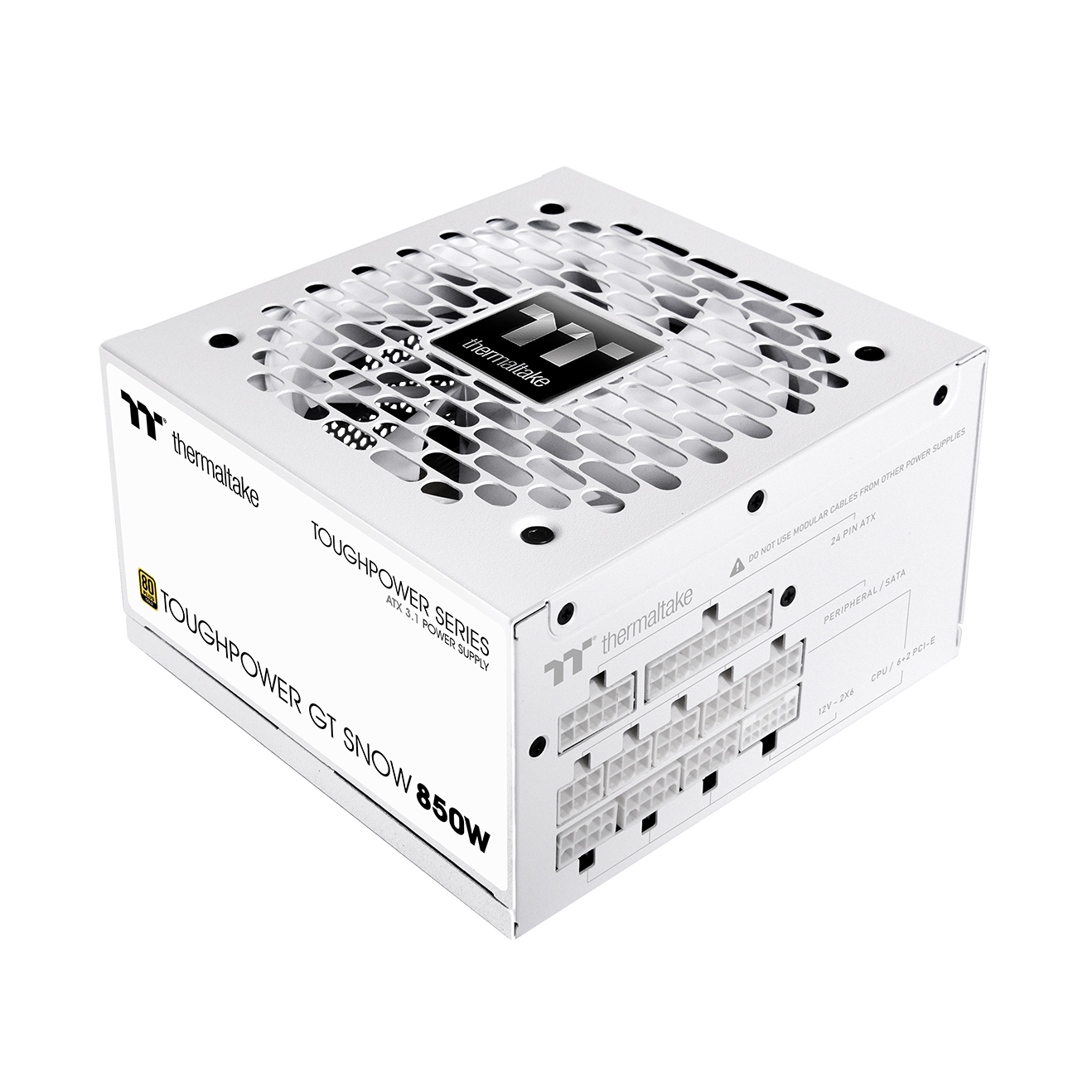 Napajanje THERMALTAKE Toughpower GT 850W (850W, bijela, aktivni PFC, 120 mm ventilator, 80 PLUS Gold)-2