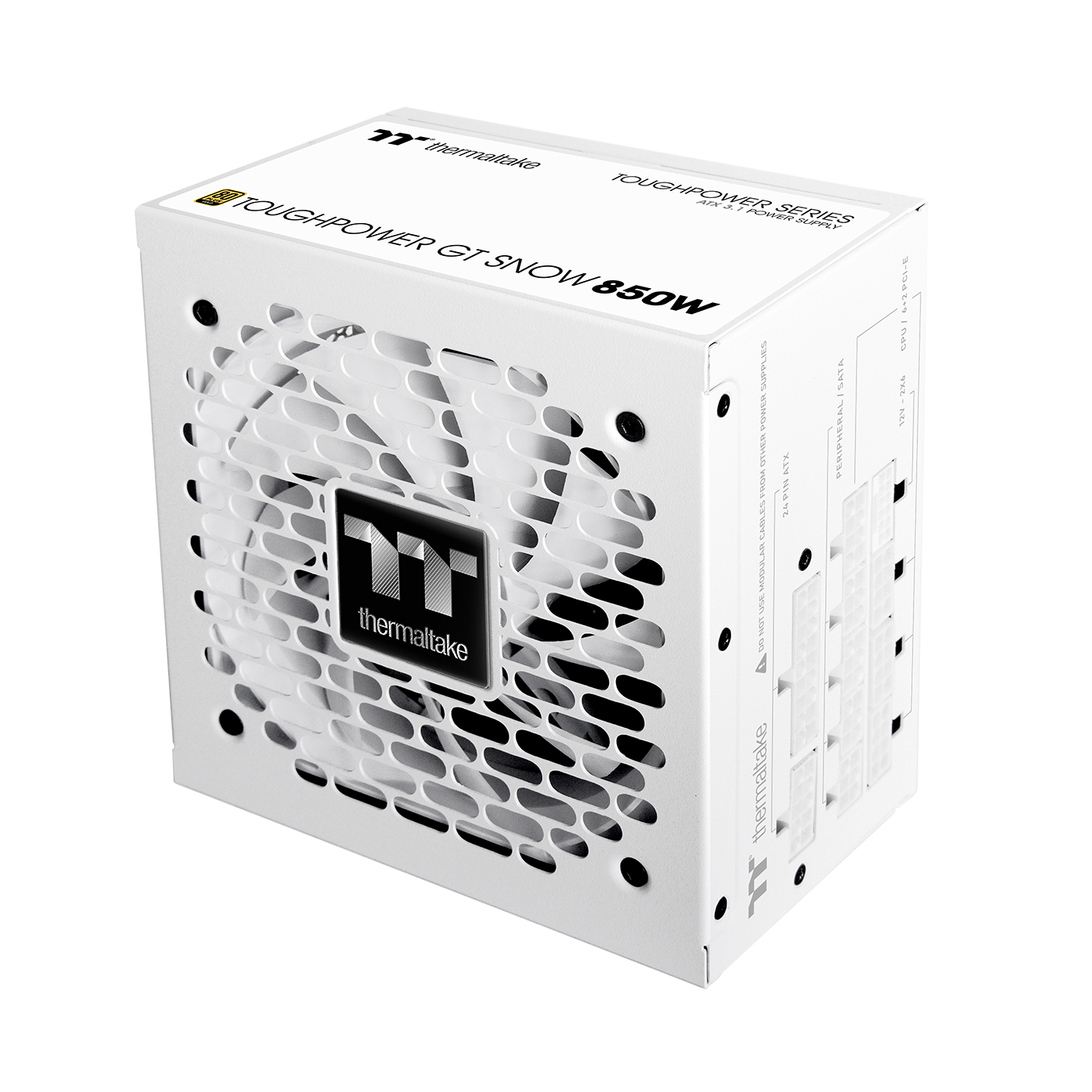 Napajanje THERMALTAKE Toughpower GT 850W (850W, bijela, aktivni PFC, 120 mm ventilator, 80 PLUS Gold)-3
