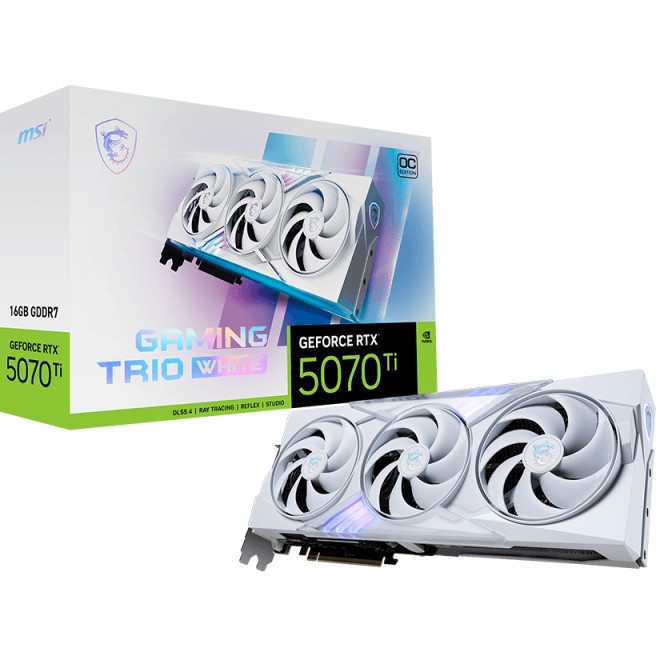Grafička kartica MSI NVIDIA GeForce RTX 5070 Ti GAMING TRIO OC 16GB WHITE-11