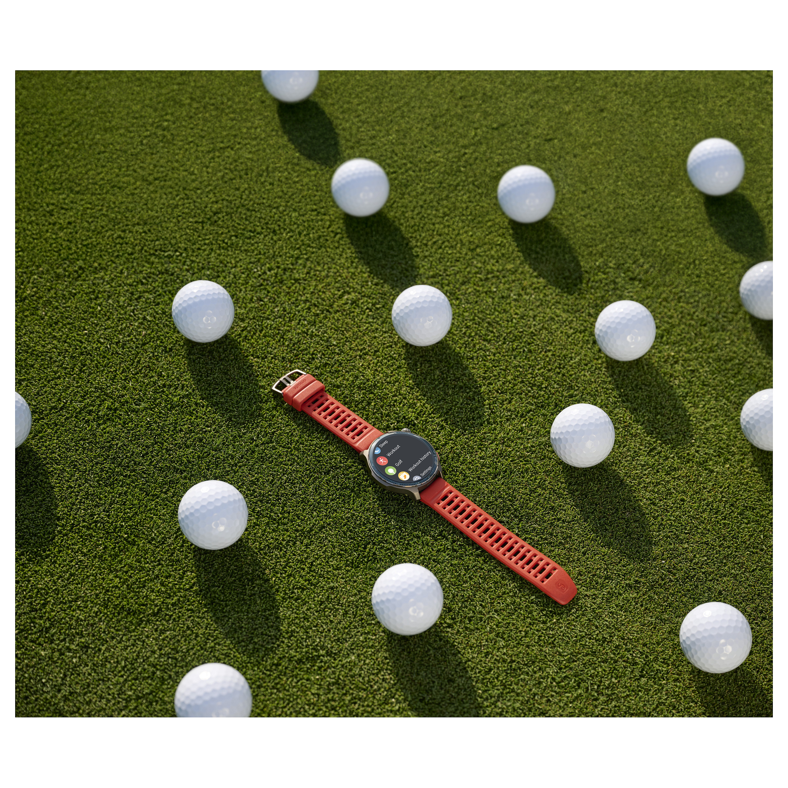Pametni sat AMAZFIT BALANCE 2 NFC, Black Leather/RED Silicon-11