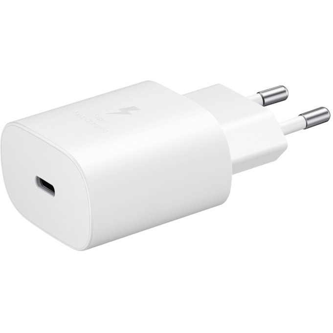 Kućni punjač SAMSUNG EP-TA800XWE, PD 25W, Type C-Type C kabel 1m, bijeli-1
