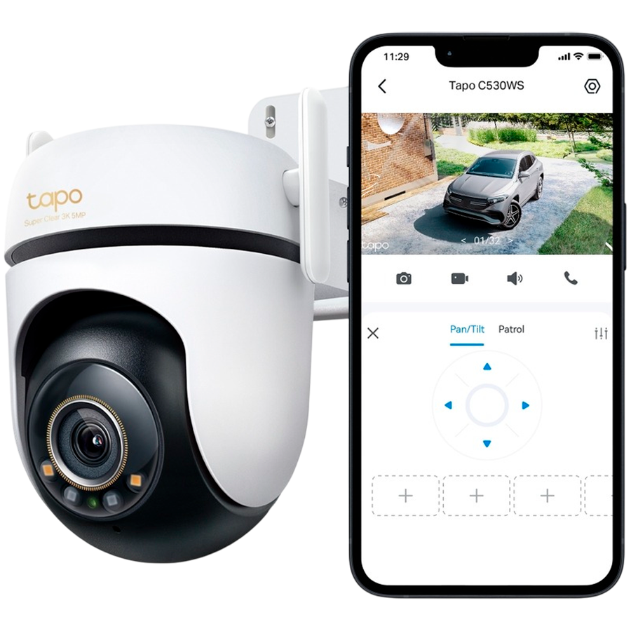 Kamera TP-LINK TAPO C530WS Outdoor Pan/Tilt sigurnosna Wi-Fi (3K 5MP, 2880x1620, 2.4 GHz)-34