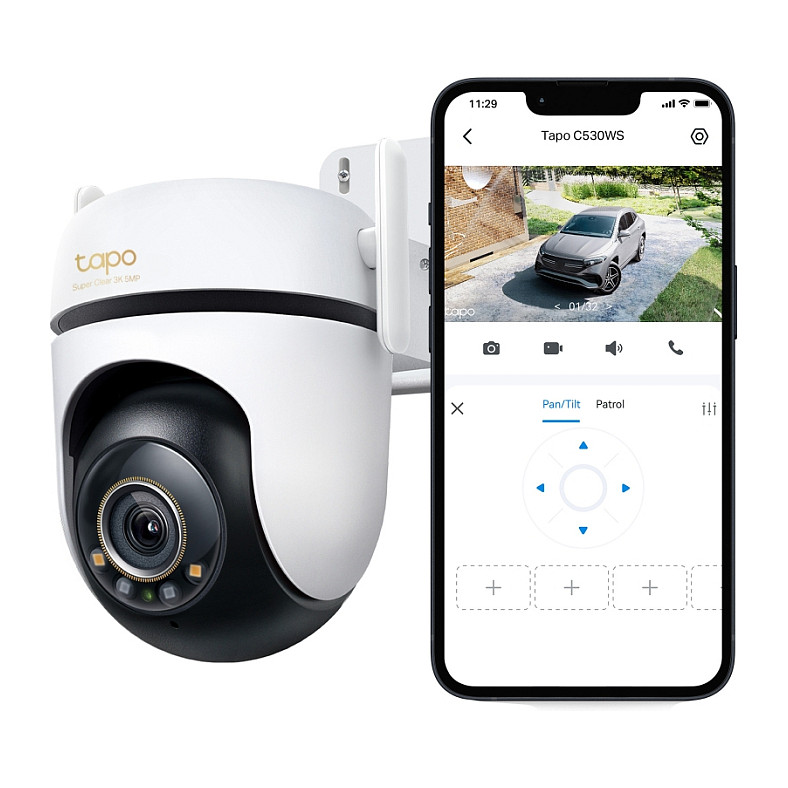 Kamera TP-LINK TAPO C530WS Outdoor Pan/Tilt sigurnosna Wi-Fi (3K 5MP, 2880x1620, 2.4 GHz)-23