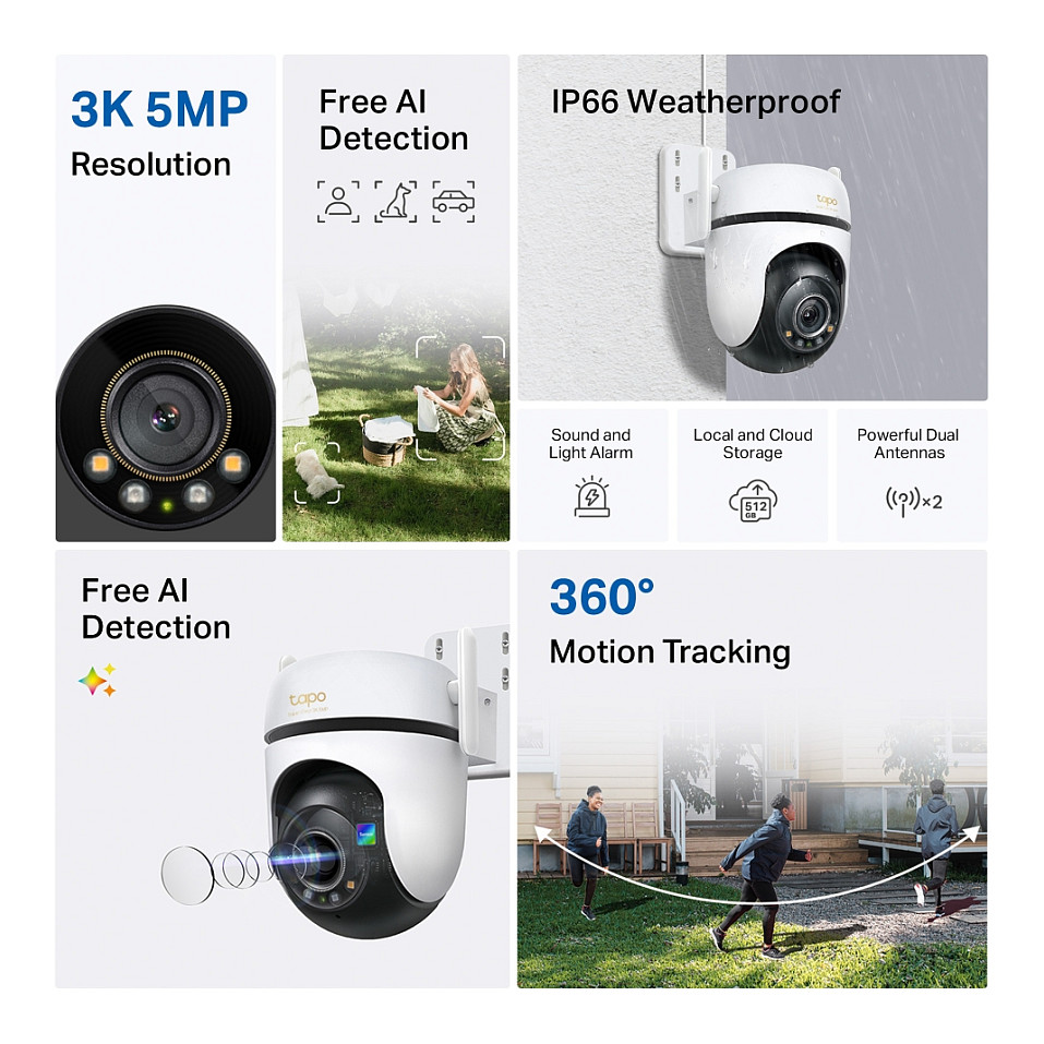 Kamera TP-LINK TAPO C530WS Outdoor Pan/Tilt sigurnosna Wi-Fi (3K 5MP, 2880x1620, 2.4 GHz)-24
