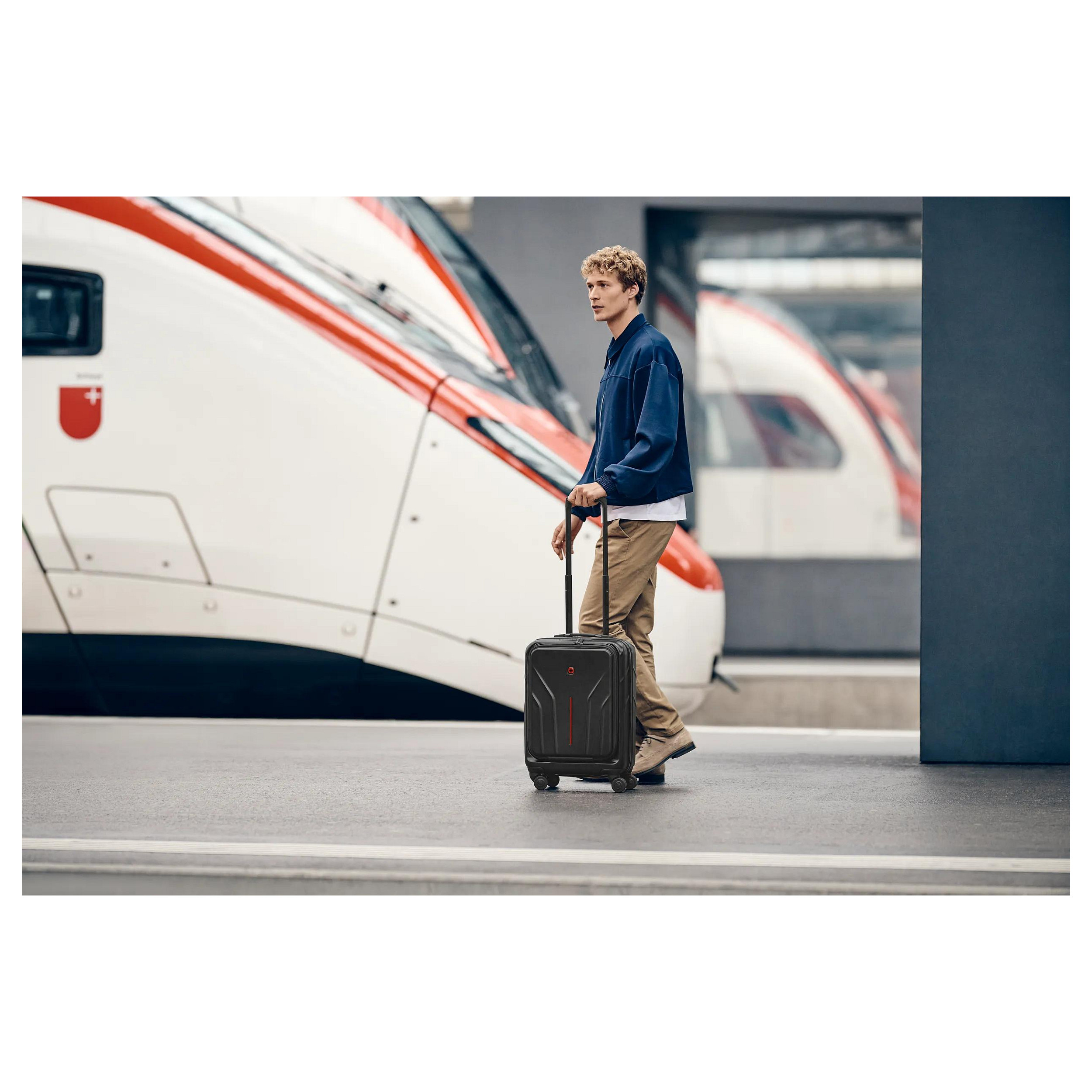 Kofer WENGER Amplix Carry-On za ručnu prtljagu, odvojeni utor za prijenosnike do 16", crni-3