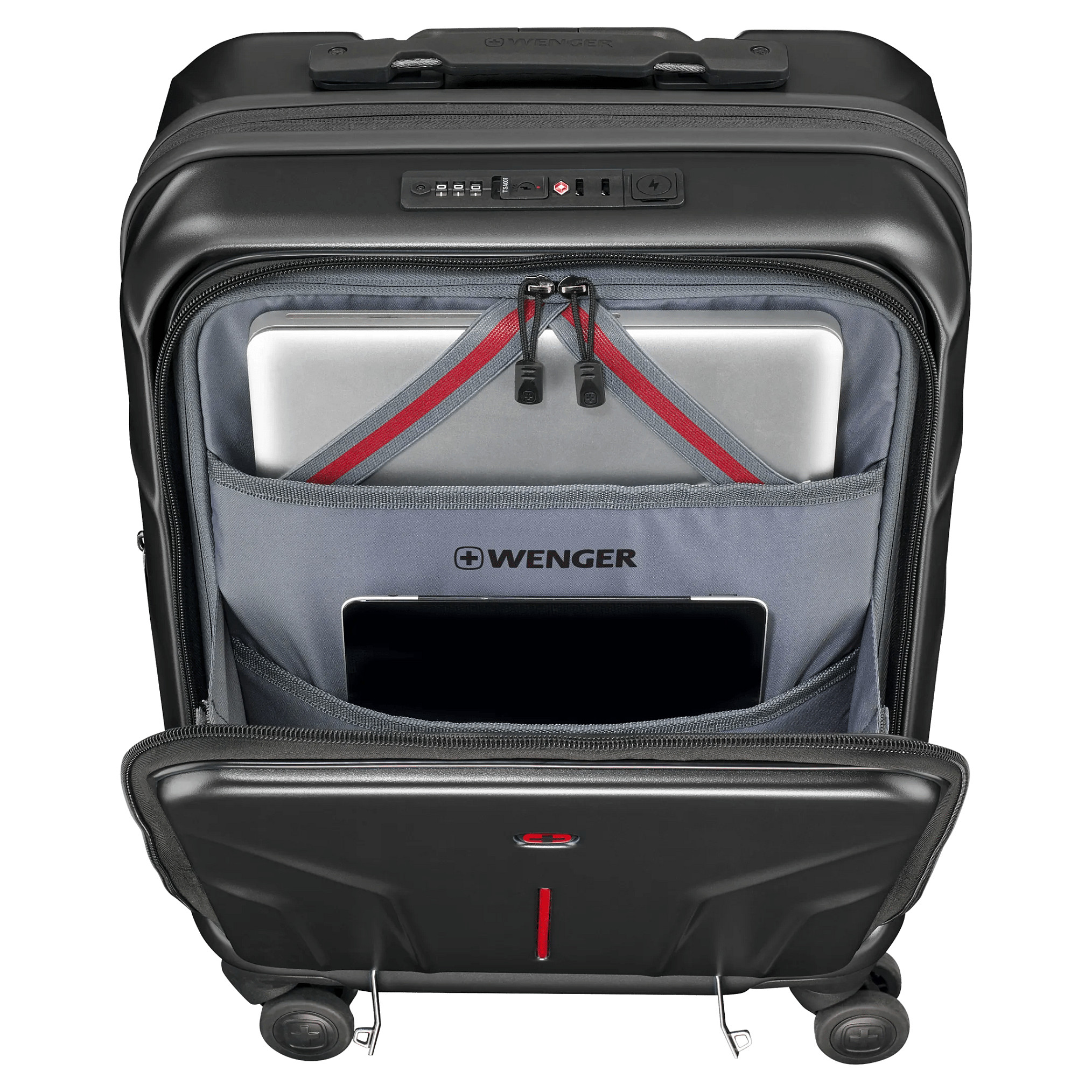 Kofer WENGER Amplix Carry-On za ručnu prtljagu, odvojeni utor za prijenosnike do 16", crni-8