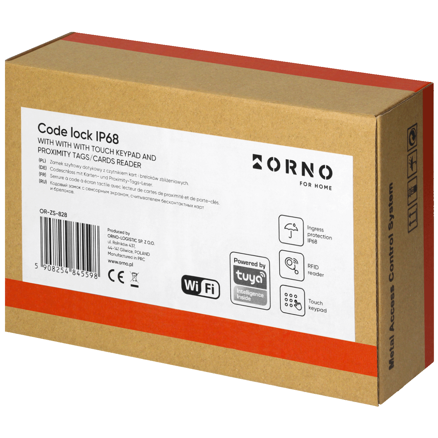 Orno Tastatura sa RFID karticom, Tag reader, WiFI, IP68 - OR-ZS-828-5