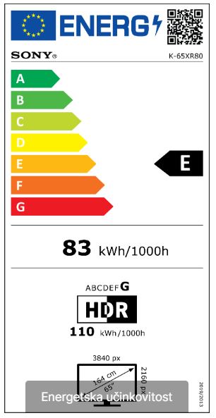 TV SONY OLED Bravia 8 K-65XR80 (165.1 cm, 4K Ultra HD, HDR10, Dolby Atmos, DVB-T2/C/S2)-4