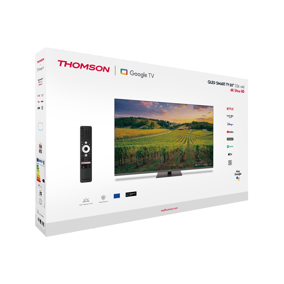 Thomson 50QG5C14 TV 127 cm (50") 4K Ultra HD Smart TV Wi-Fi Grey