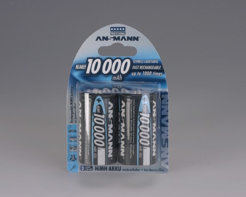 Punjiva baterija ANSMANN D (Mono) 10000mAh NiMH (2 kom)-0