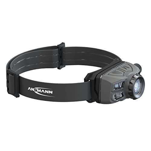 Svjetiljka Ansmann HD450FRS (LED, crna, siva, na traci za glavu)-8