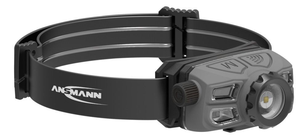 Svjetiljka Ansmann HD450FRS (LED, crna, siva, na traci za glavu)-4
