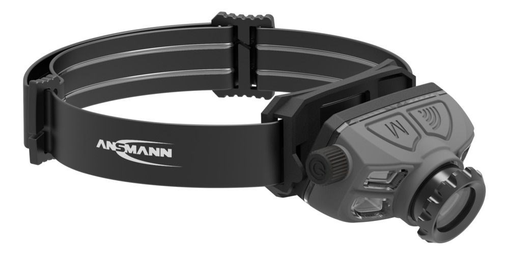 Svjetiljka Ansmann HD450FRS (LED, crna, siva, na traci za glavu)-5
