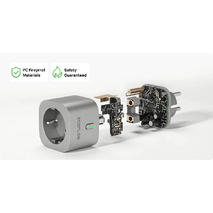 Smart plug ECOFLOW EFA-SMARTPLUG-EU (Srebrna boja)-11
