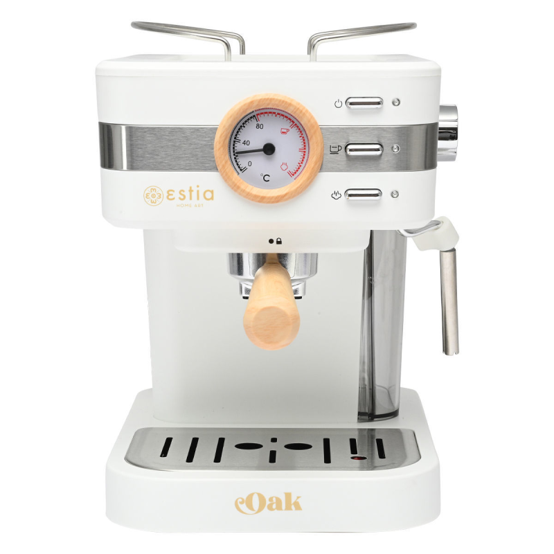 Aparat za espresso kavu ESTIA 06-18993 (950 W, 15 bara, regulator pare, uklonjivi spremnik za vodu, prikaz temperature)-0