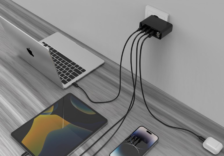 Punjač za mobilne uređaje GEMBIRD TA-UC-PDQC100LCD-01-BK (brzo punjenje, unutarnja upotreba, crna)-4