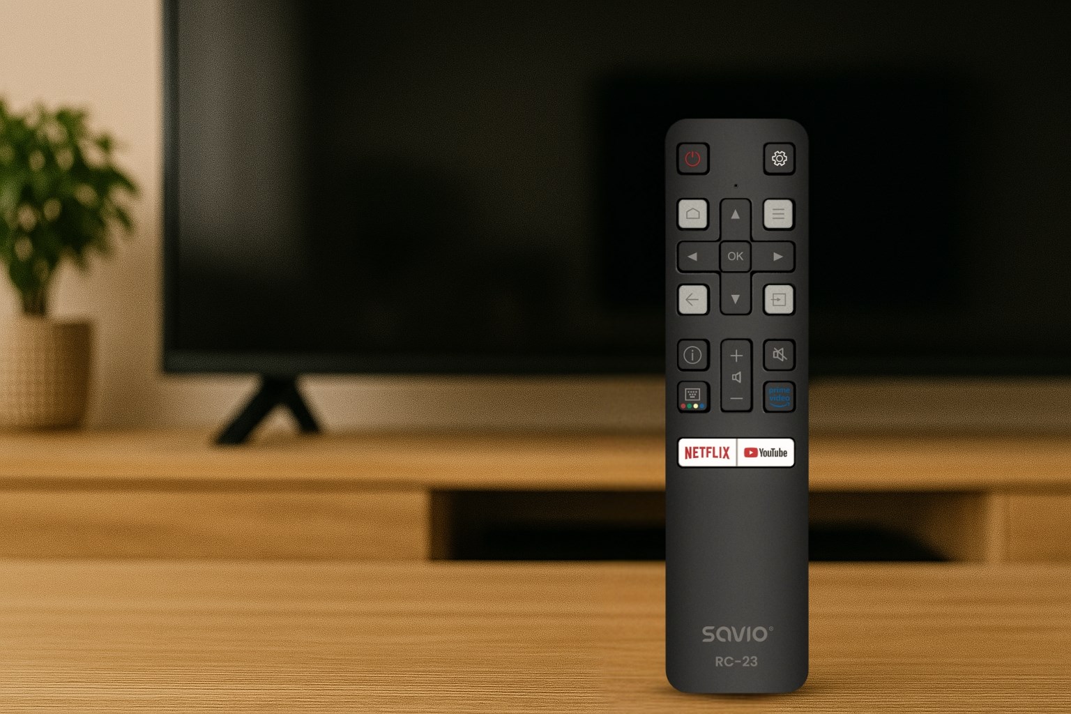 Daljinski upravljač SAVIO RC-23 zamjenski za TCL TV-4