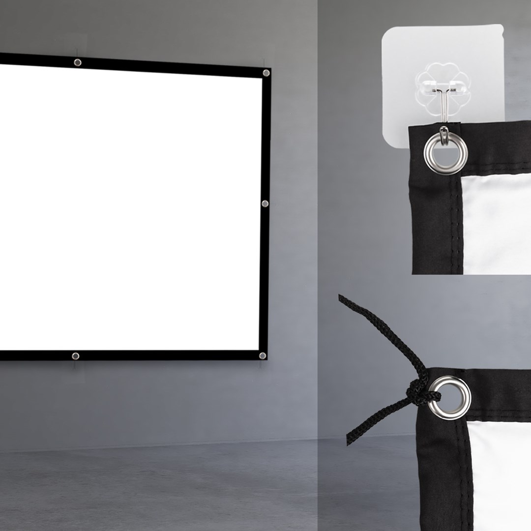 Projekcijsko platno MACLEAN MC-166 (84", 175x131 cm, 43, napetost kuka)-2
