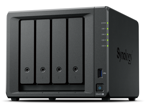 NAS/storage server SYNOLOGY DiskStation DS425+ Intel® Celeron® J4125 2 GB DDR4 0 TB Crna-1