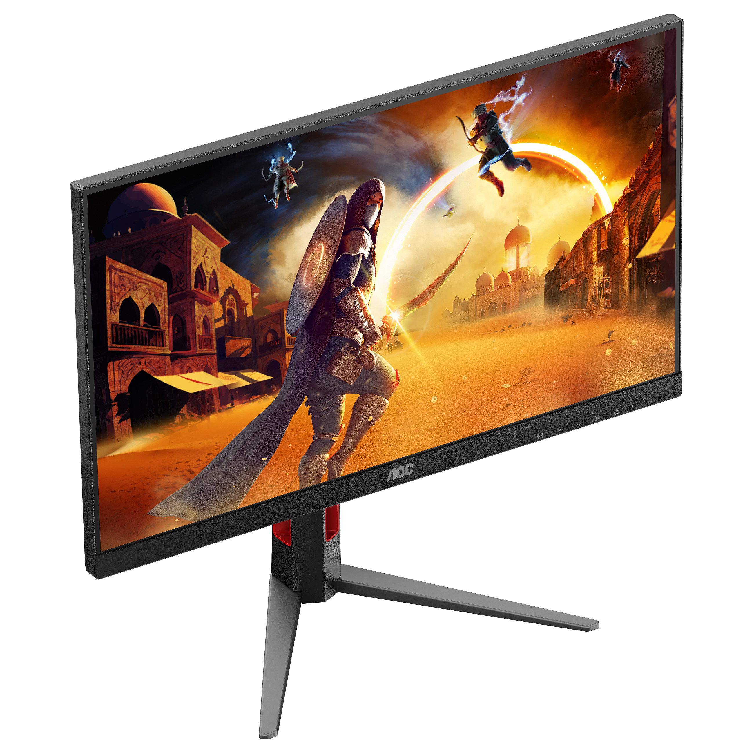 Monitor AOC 27G4HA (27", 1920 x 1080, Full HD, LED, Crna, Crvena)-4