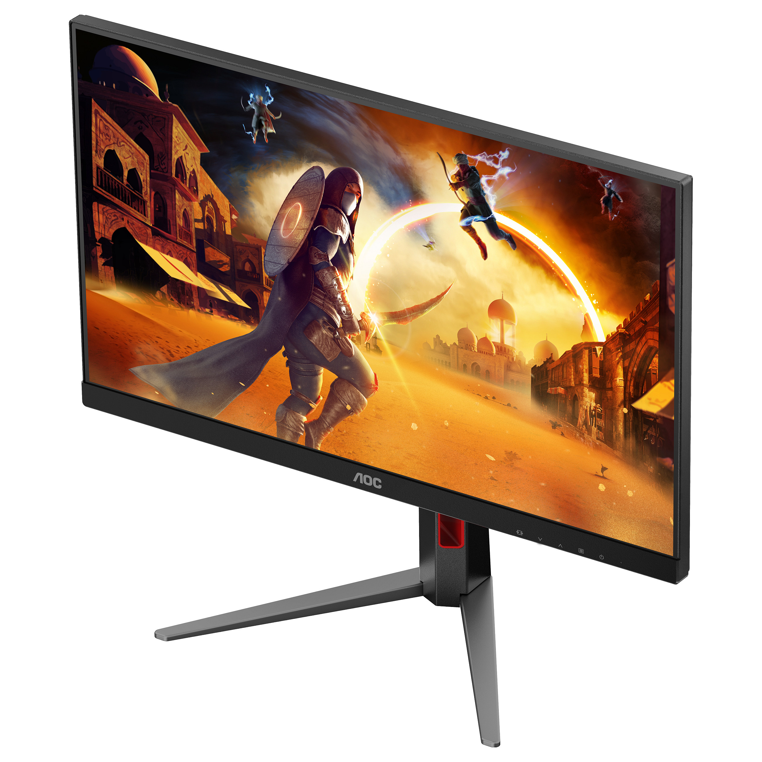 Monitor AOC 27G4HA (27", 1920 x 1080, Full HD, LED, Crna, Crvena)-5
