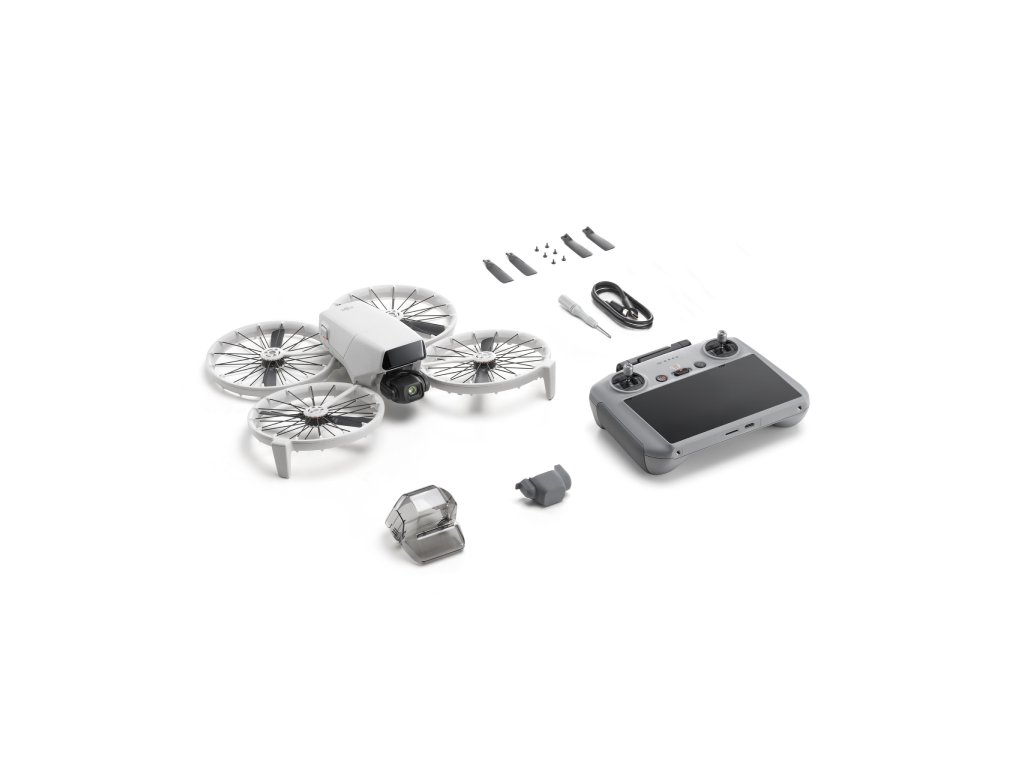 Dron DJI Flip (DJI RC 2) (1/1.3" CMOS, 4K HDR, do 31 min leta, 2 GB, siva boja)-3