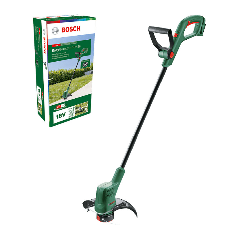 Trimer za travu BOSCH EasyGrassCut 18V-26 (Baterija, 26 cm, Crna, Zelena)-5