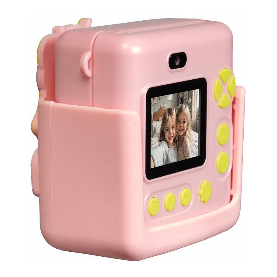 Dječji fotoaparat DENVER KPC-1363RO Rose (2.4" LCD, 48 MP, 1080p video, instant ispis)-4
