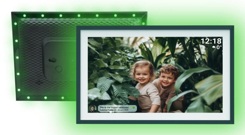 Denver PFF-1081 digital photo frame Black 25.6 cm (10.1") Touchscreen Wi-Fi-3