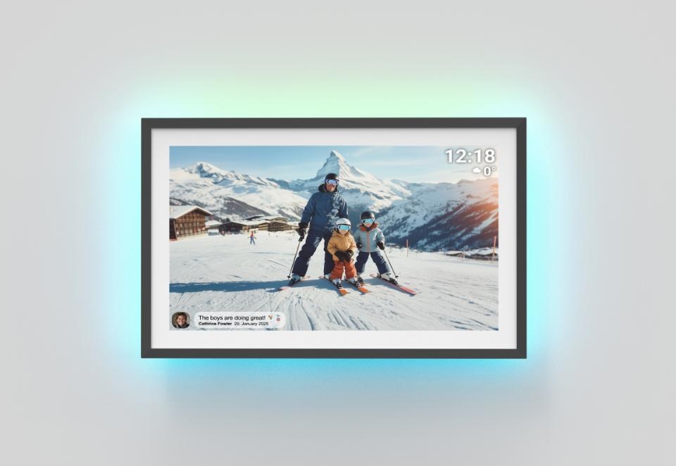 Denver PFF-1081 digital photo frame Black 25.6 cm (10.1") Touchscreen Wi-Fi-2