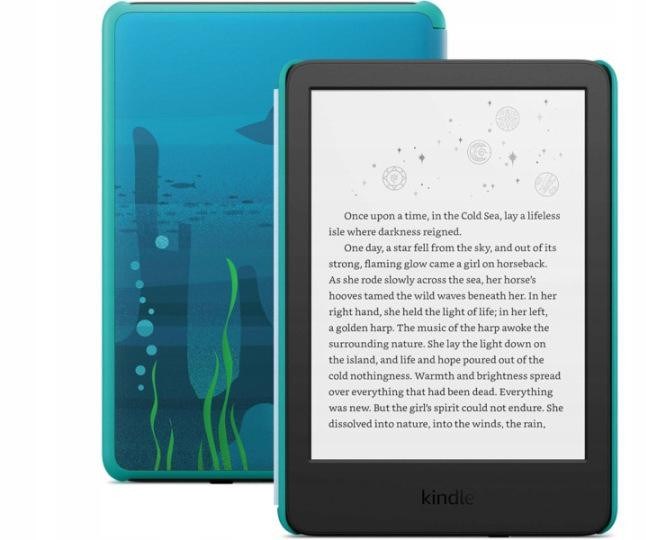E-čitač AMAZON Kindle Kids (2022), 6" zaslon, 16GB, Ocean Explorer