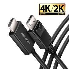 Kabel DP > HDMI AXAGON RVD-HI20C2 (1.8 m, 4K/60Hz)-0