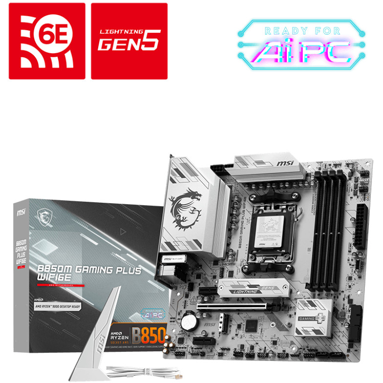 Matična ploča MSI B850M GAMING PLUS WIFI6E AMD B850 Socket AM5 micro ATX