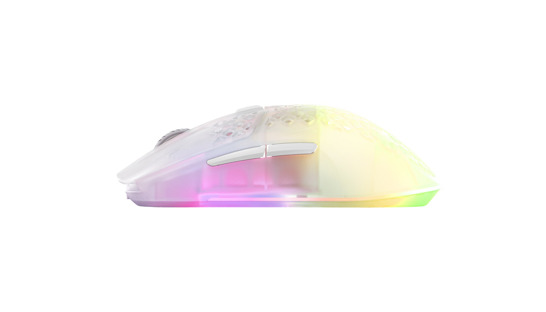 Gaming miš STEELSERIES Aerox 3 Wireless Ghost (18000 DPI, 68g, Quantum 2.0 Wireless, IP54)-0