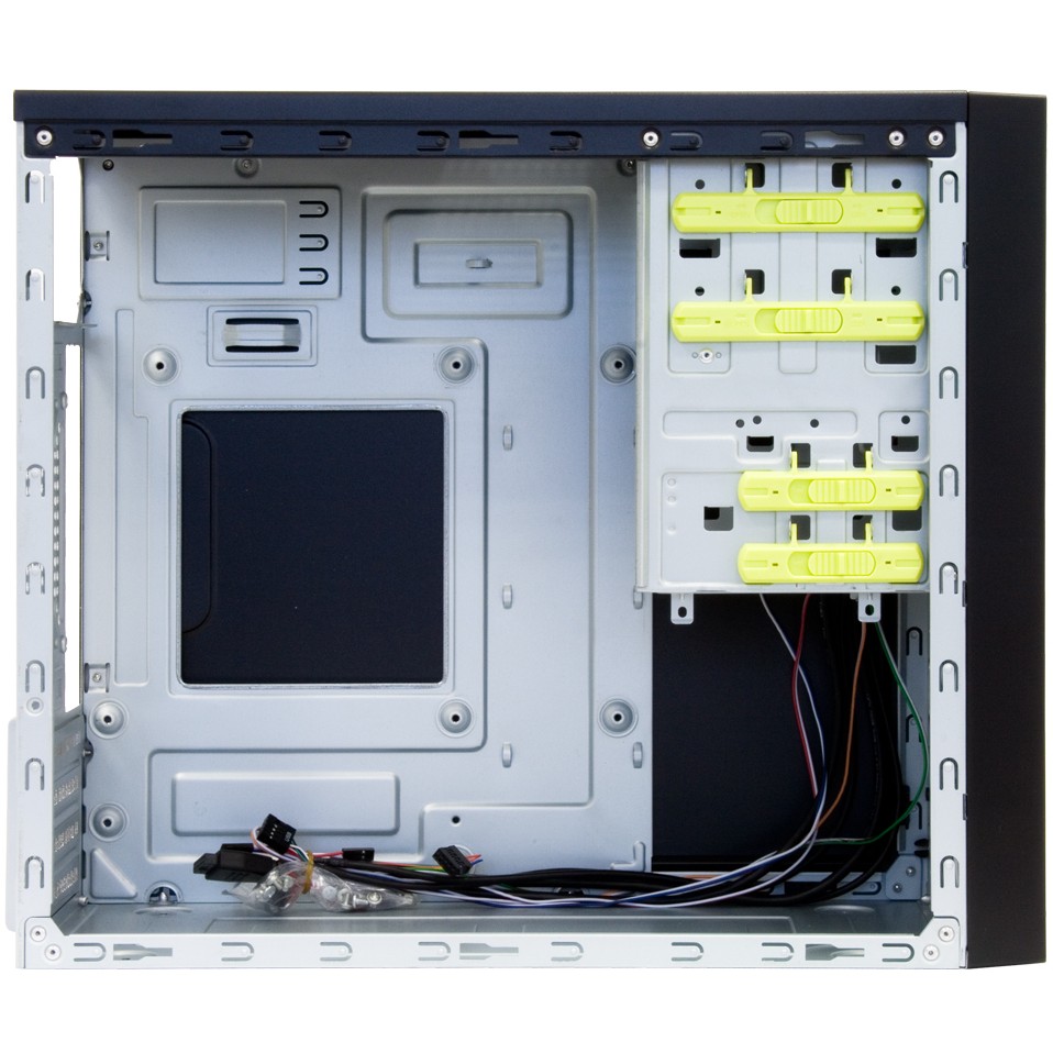 Kućište CHIEFTEC HT-01B-OP (mini tower, crna boja)-2