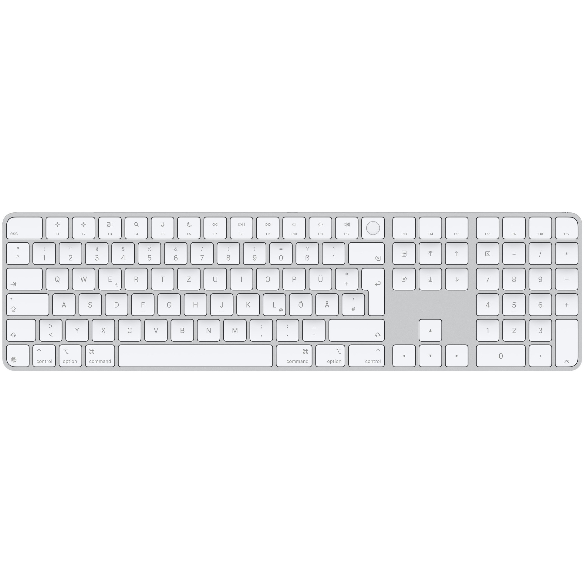 Tipkovnica APPLE Magic Keyboard Universal USB + Bluetooth QWERTZ (Bijela)