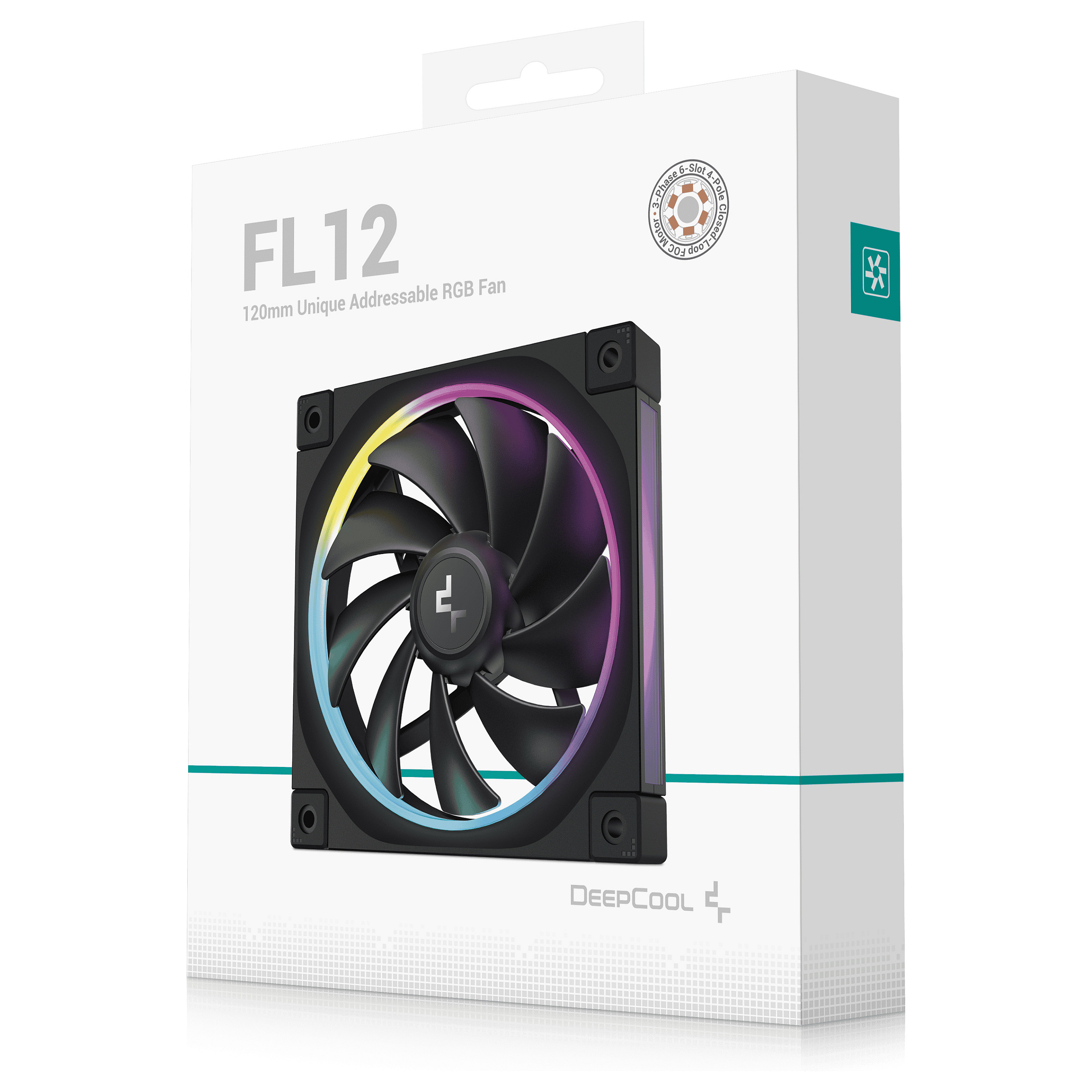 DeepCool FL12 Computer case Fan 12 cm Black 1 pc(s)-6