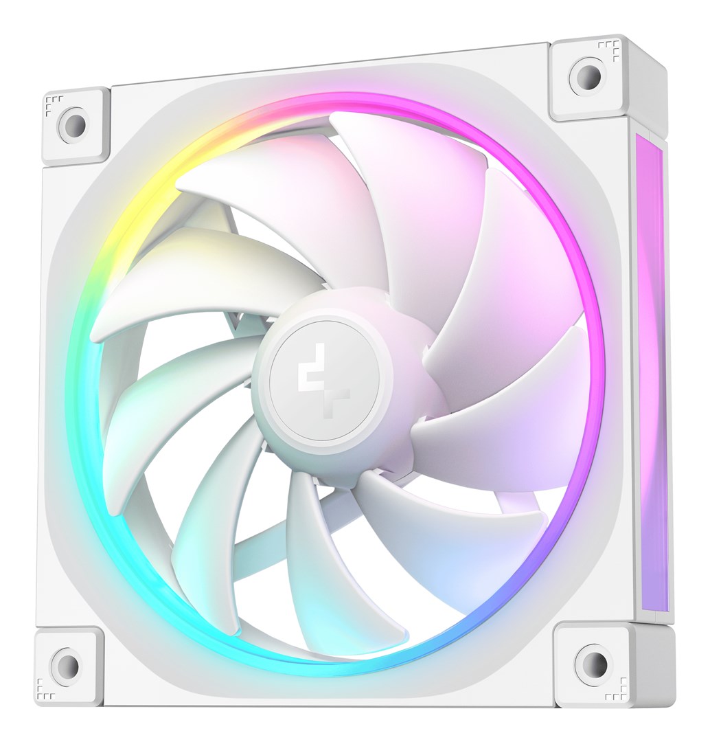 Ventilator za računalo DEEPCOOL FL12 WH 12 cm bijeli 1 kom-0